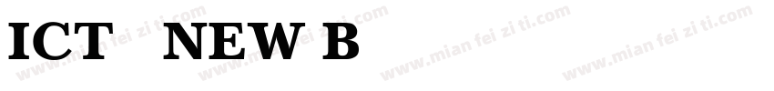 ICT NEW Baskerville字体转换